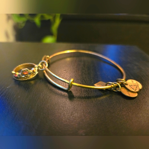 ALEX and ANI Queens Crown charm Bracelet gold plate - Picture 1 of 5